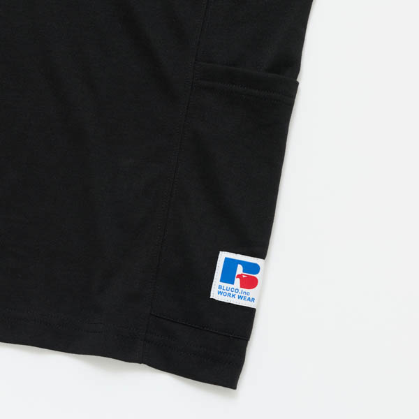ビーチドデイズ × ブルコ ファンクションサイドポケットTシャツ / BLUCOラベル詳細