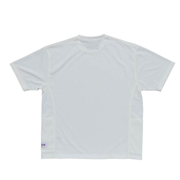 ビーチドデイズ × ブルコ ファンクションサイドポケットTシャツ ホワイト / 背面