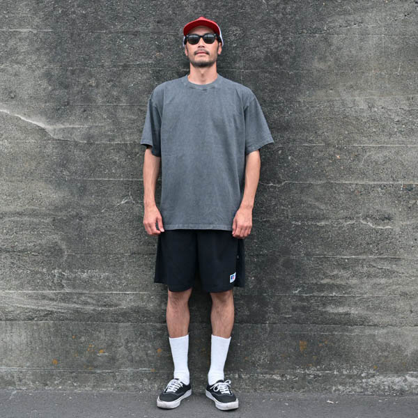 ビーチドデイズ × ブルコ ファンクションショーツ ブラック / 着用イメージ