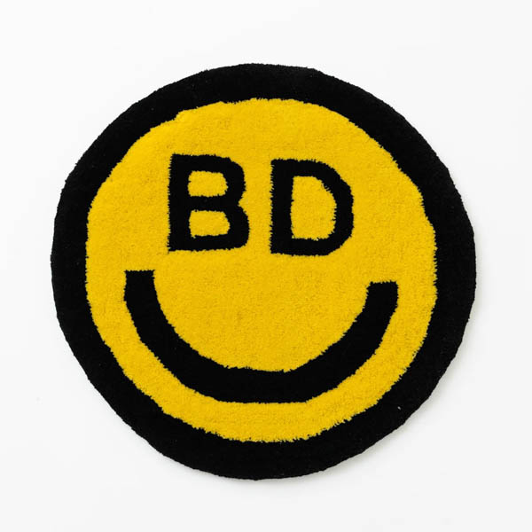 ビーチドデイズ BD スマイルラグ ラグ イエロー / 正面