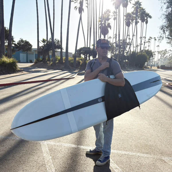 ビーチドデイズ フレックスマット キャリーバッグ / ロングボード キャリー 使用イメージ