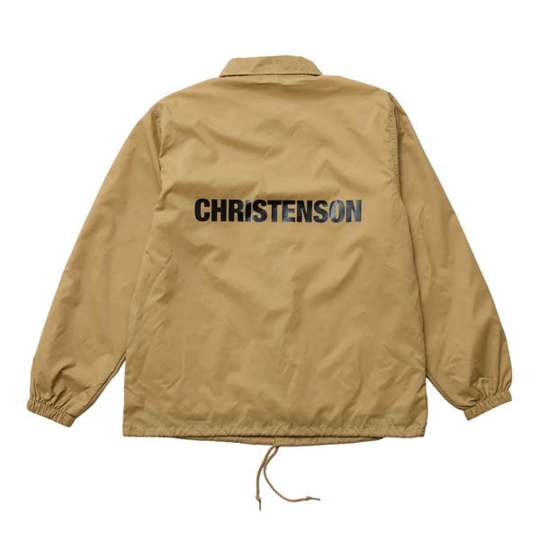 クリステンソン CC Coach Jacket コーチジャケット コヨーテ / 背面 ロゴ