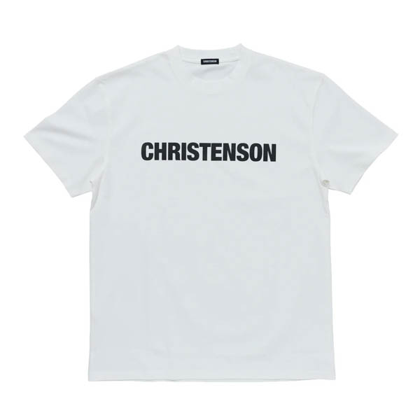 クリステンソン CC LOGO TEE Tシャツ ホワイト / 平置き 正面