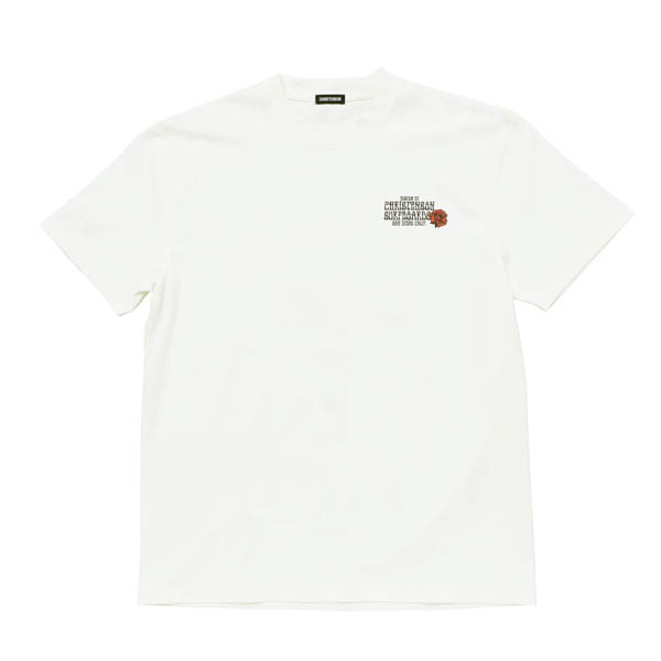 クリステンソン CC HEADS TEE Tシャツ ホワイト / 平置き 正面