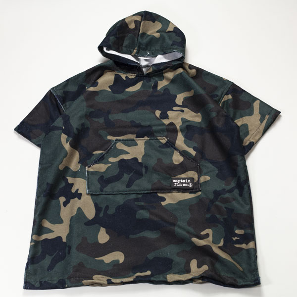 [CAPTAIN FIN] CF CHANGING ROBE KIDS CAMO