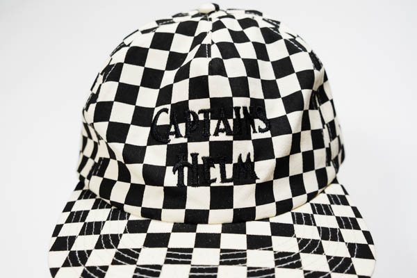 キャプテンズヘルム CLASSIC LOGO CHECKER CAP チェッカー柄キャップ / 刺繍ロゴ詳細