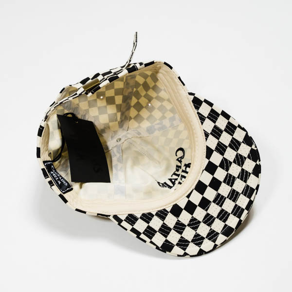 キャプテンズヘルム CLASSIC LOGO CHECKER CAP チェッカー柄キャップ / 内側・つば裏