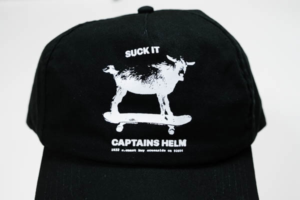 キャプテンズヘルム SUCK IT GOAT ART CAP グラフィックキャップ / 山羊グラフィック プリント詳細