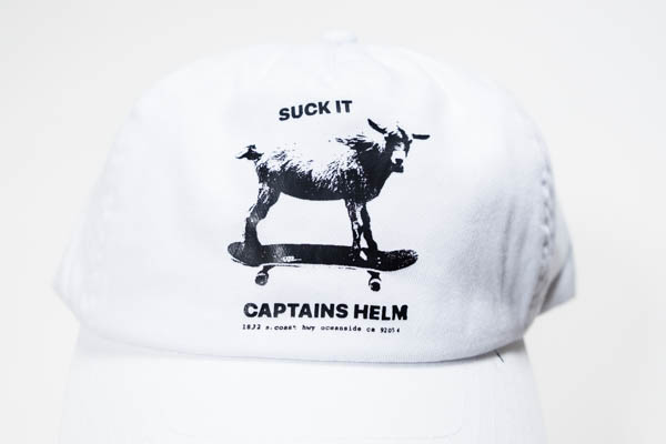 キャプテンズヘルム SUCK IT GOAT ART CAP グラフィックキャップ / 山羊グラフィック プリント詳細