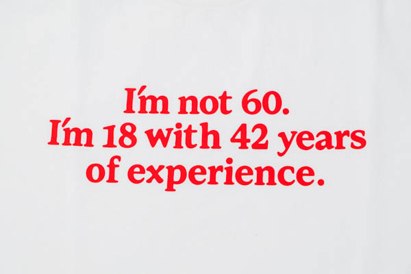 ハンドテックス NOT 60 TEE Tシャツ ホワイト / フロントプリント アップ