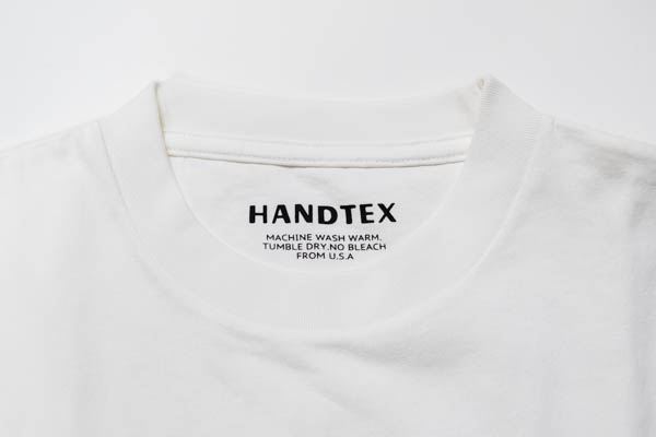 ハンドテックス TRIATHLON TEE Tシャツ / ネックタグ ディテール