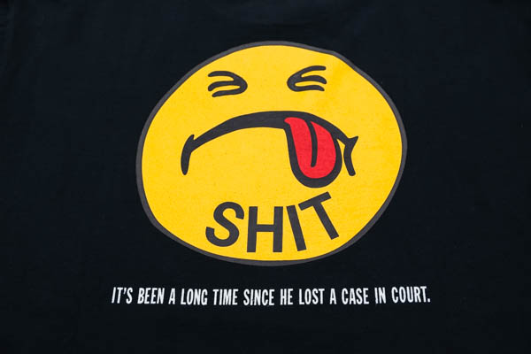 ハンドテックス HANDTEX × SMILE Tee / バック SHITプリント アップ