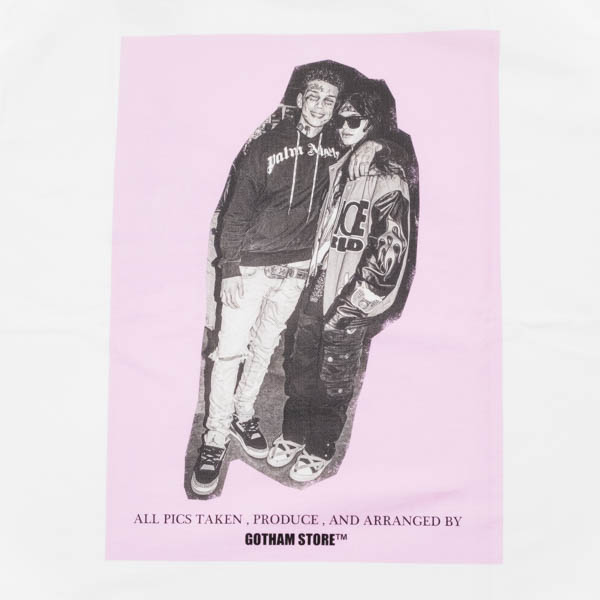 ゴッサムストア PINK SNAP Tシャツ / バックプリント詳細