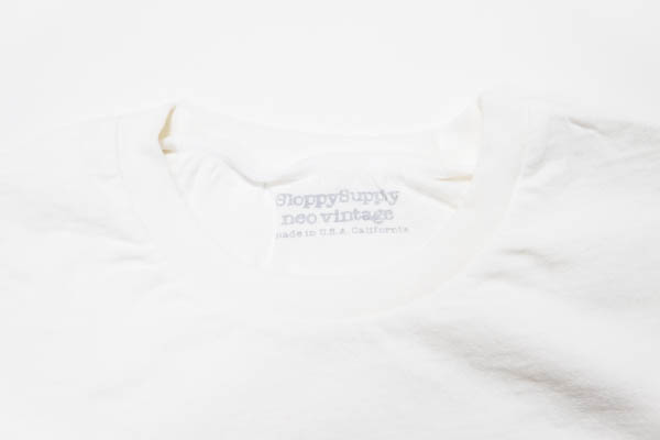 スラッピーサプライ CALIF Tee / ネックタグ Sloppy Supply neo vintage ディテール