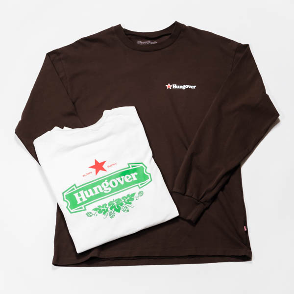 スラッピーサプライ 長袖Tシャツ / SLOPPY SUPPLY HUNGOVER LS TEE