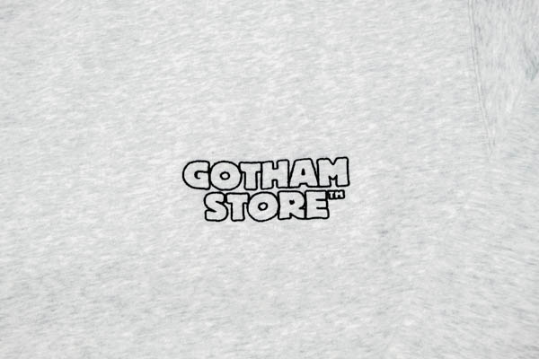 ゴッサムストア BRAIN STEW クルーネックスウェット / 左胸 GOTHAM STOREロゴ アップ