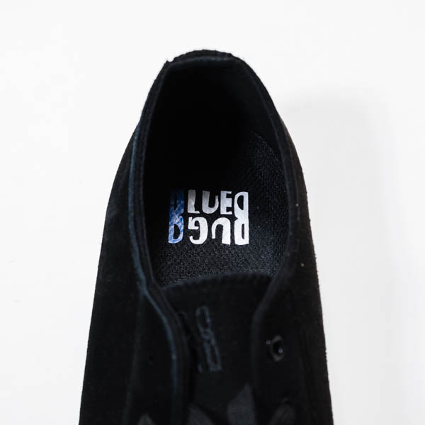 BUG BLUE スケートボードシューズ BB-01 ブラック - インソール ブランドロゴ