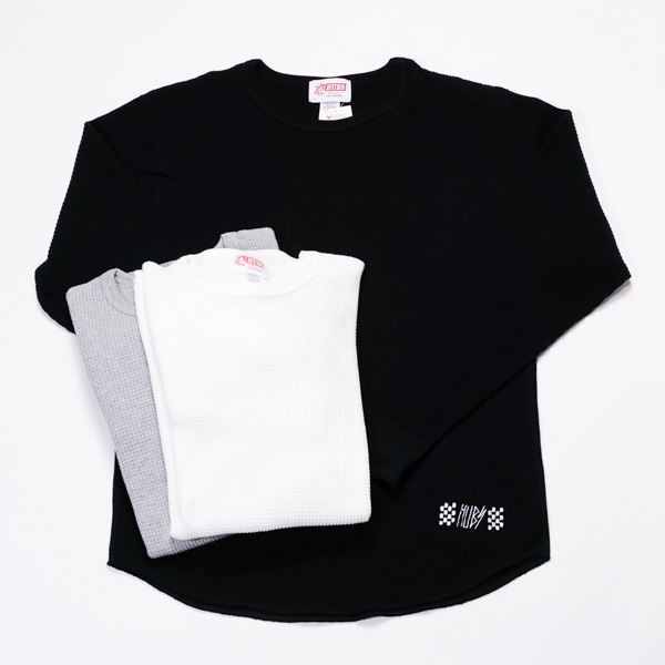 Hubs ハブス / Thermal  L/S 刺繍入りサーマルロンTee