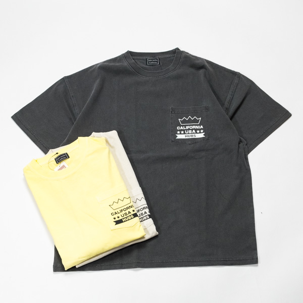 HUBS ハブス / Crown ポケットTシャツ