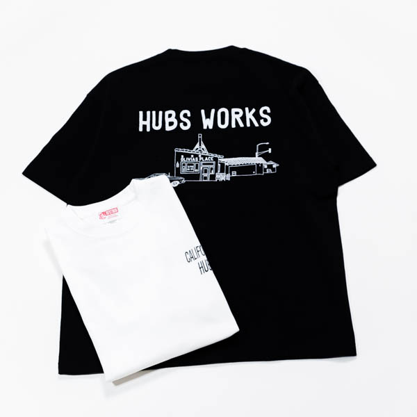 HUBS / バックプリントTシャツ
