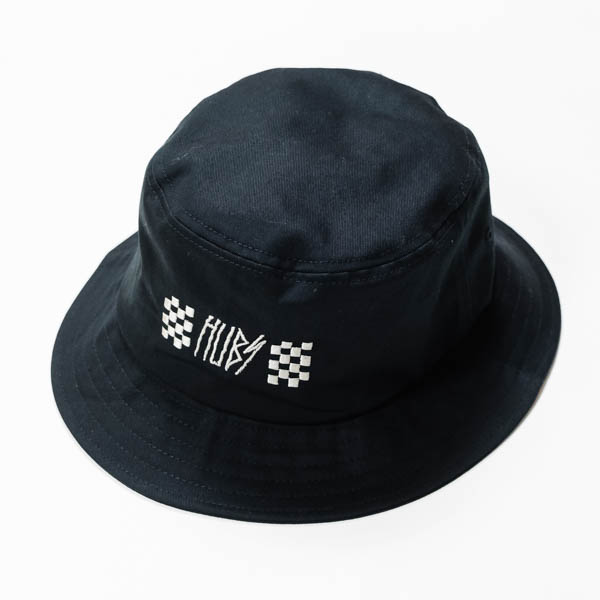 ハブス Hubs Hat バケットハット ブラック / 正面