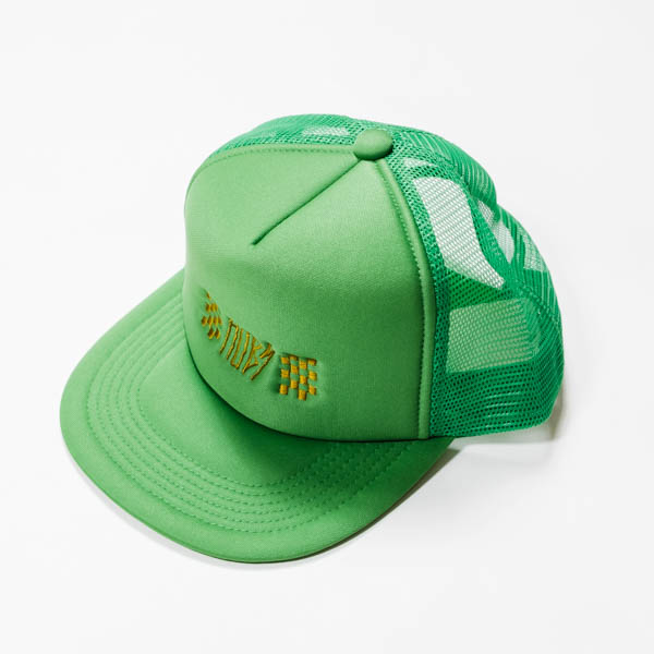 ハブス Mesh Cap キャップ グリーン / 斜めアングル