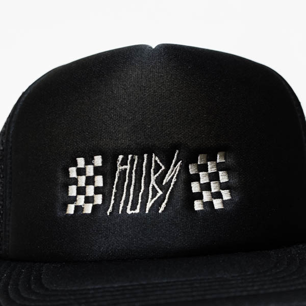 ハブス Mesh Cap キャップ ブラック / ロゴ刺繍ディテール