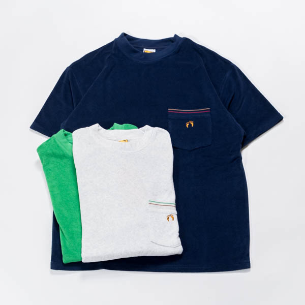 ハンテン パイルTシャツ メンズ / HANG TEN Pile Tee