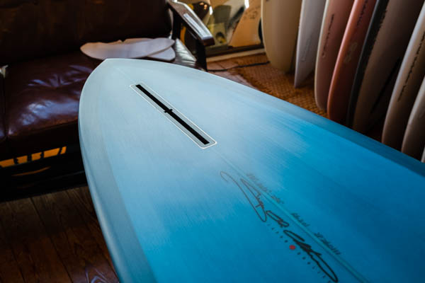 クリステンソン ジャパン C-BUCKET 8'0" / テール シングルフィンボックスとシグネチャー 店内