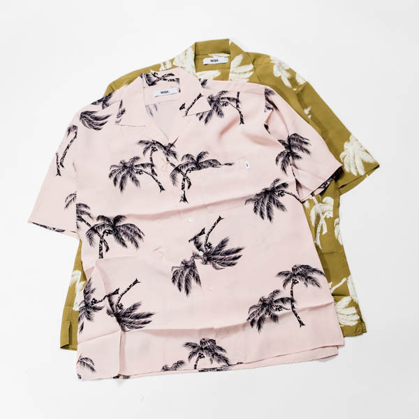 ワックス ALOHA Shirts アロハシャツ カーキ ピンク / カラーラインナップ