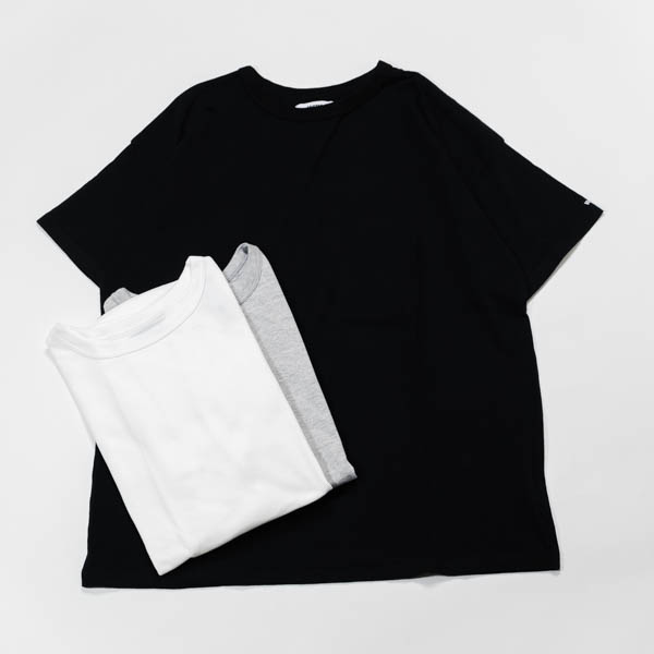 ワックス プレミアム クルーネックTシャツ ホワイト グレー ブラック / 3カラー比較