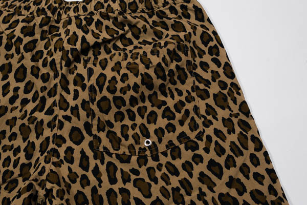 ザハードマン Leopard shorts ボードショーツ ブラウン / バックポケット