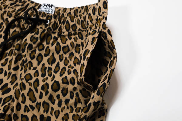 ザハードマン Leopard shorts ボードショーツ ブラウン / サイドポケット