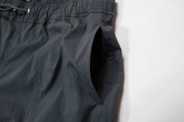 ザハードマン Neon tag shorts ボードショーツ グレー / サイドポケット