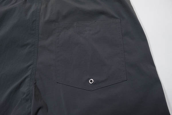 ザハードマン Neon tag shorts ボードショーツ グレー / バックポケット