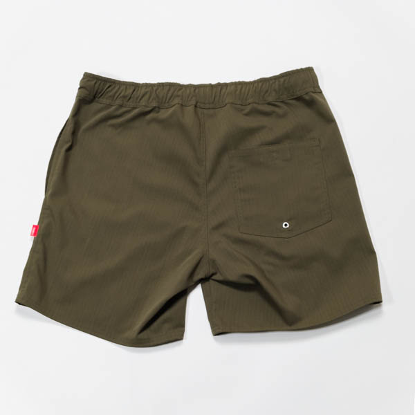 ザハードマン Standard shorts ボードショーツ カーキ / 背面