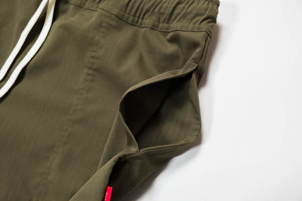 ザハードマン Standard shorts ボードショーツ カーキ / サイドポケット