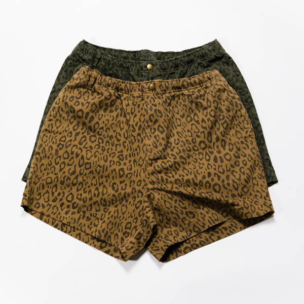 ワックス Leopard Shorts ショーツ カーキ ブラウン / カラーラインナップ