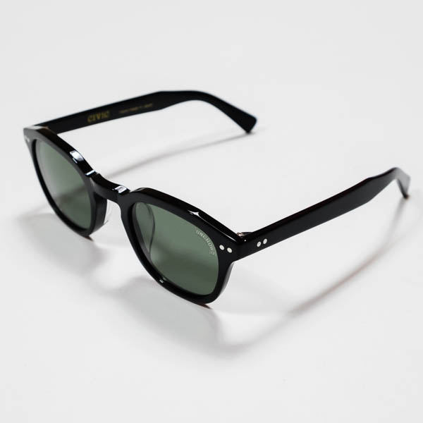 アンクラウド×ワックス サングラス CIVIC ブラック / UNCROWD×WAX Shades "CIVIC" Black
