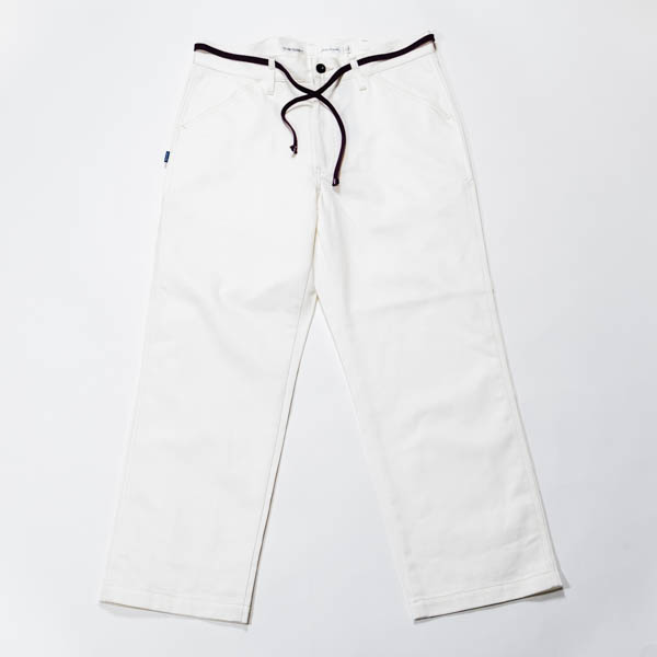 TURN ME ON ペインターパンツ オフホワイト — 正面