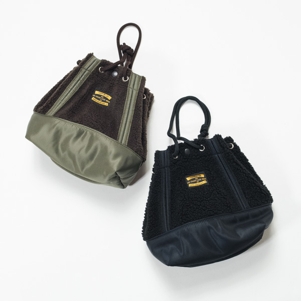 TURN ME ON ターン ミー オン / ボア巾着ポーチ