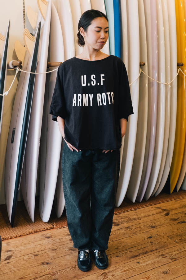 UMI U.S.F ARMY ROTC Tee — 素材・ディテールアップ