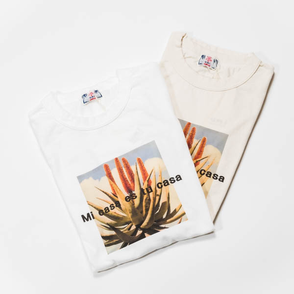 ユーエムアイ フォトTシャツ MI CASA Tee / ホワイト・アイボリー カラーバリエーション