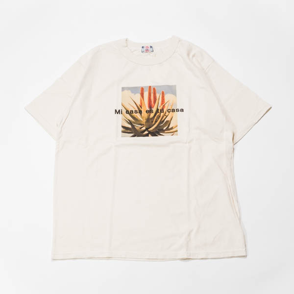 ユーエムアイ フォトTシャツ MI CASA Tee アイボリー / 正面