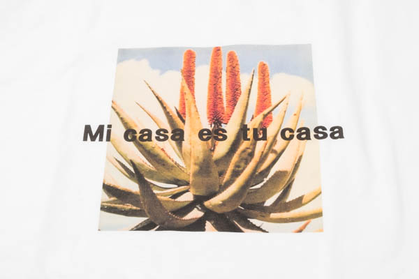 ユーエムアイ フォトTシャツ MI CASA Tee / アガベ フォトプリントディテール