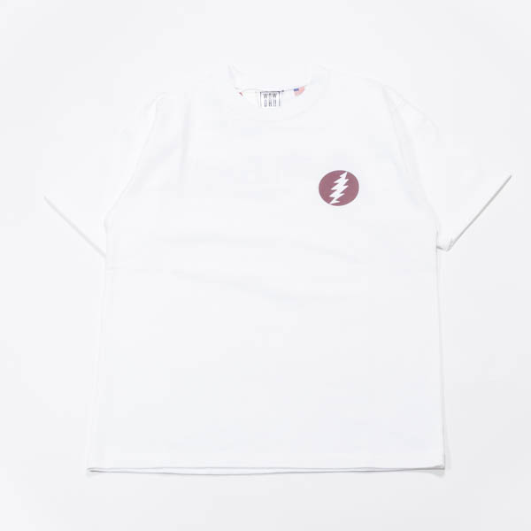 WOW x South Swell Tee ブラウン サーフスタイル 着用イメージ
