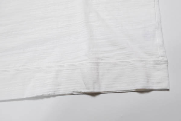 ワオ STRINGER CLUB Tee Tシャツ / 生地・裾 詳細