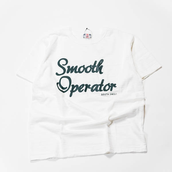 ワオ Smooth Operator Tee ポケットTシャツ グリーン/ホワイト / 正面