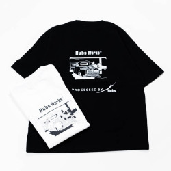 HUBS / チェッカーフラッグロゴTシャツ