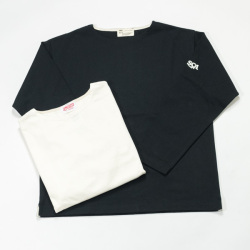 Hubs ハブス / Boat Neck ロングスリーブTシャツ
